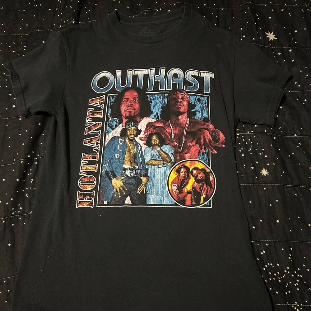 Spencer's Black Outkast Graphic Tee